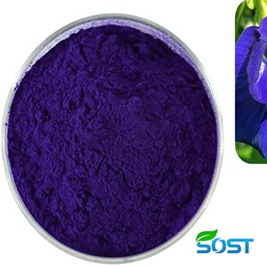 Farfalla Fiore di pisello in polvere